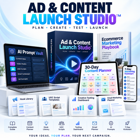 Ad & Content Launch Studio